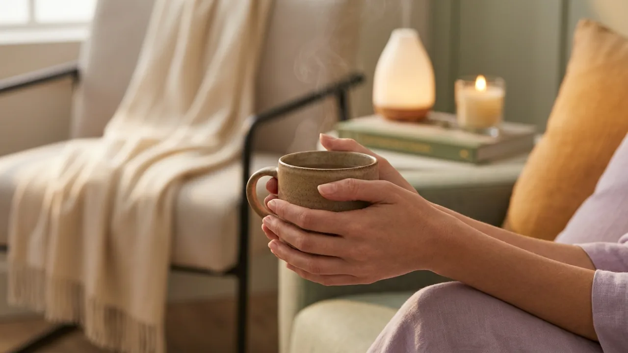 Une routine anti-stress de 10 minutes pour le soir